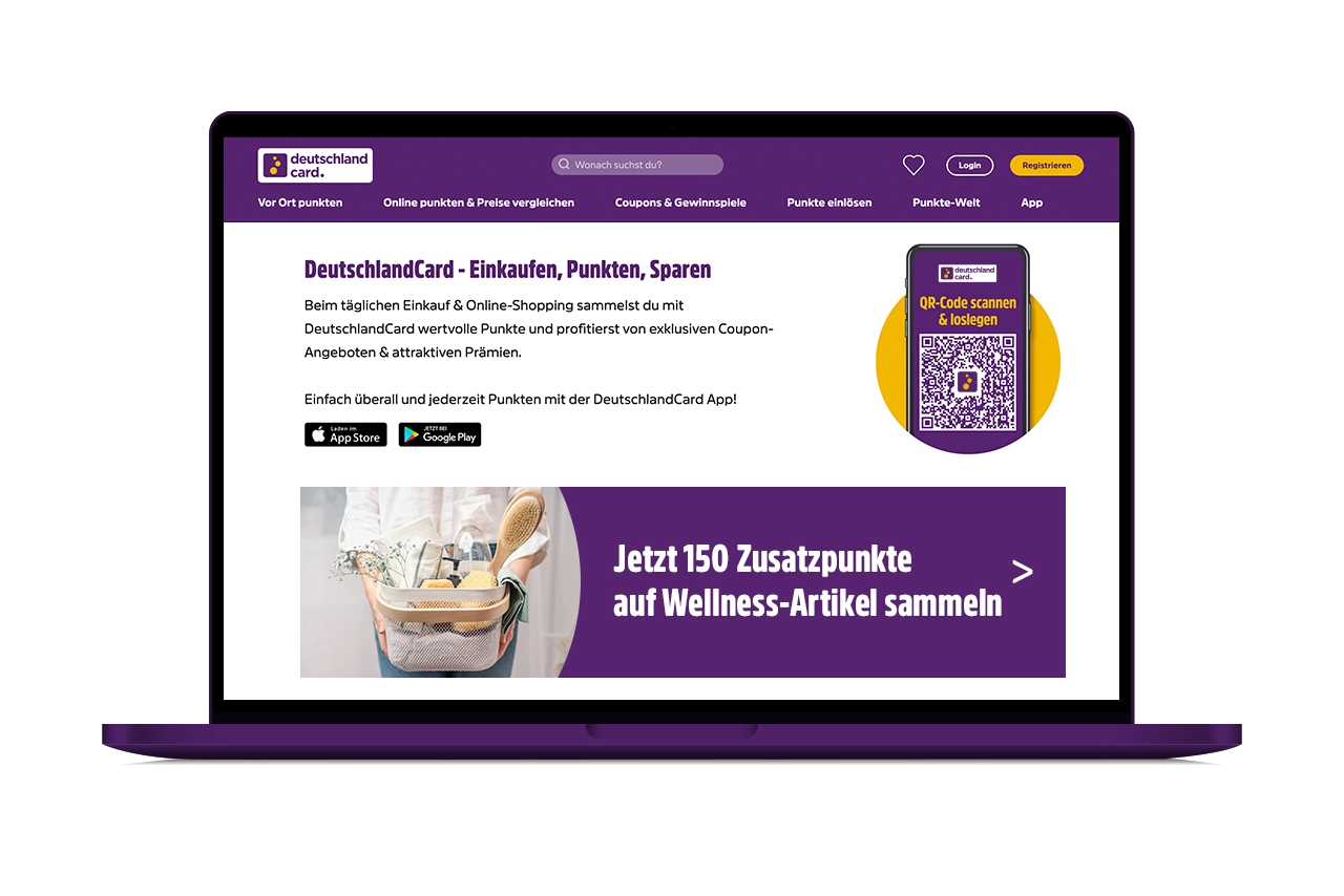 DeutschlandCard: Online shoppen, Punkte sammeln, sparen. Exklusive Angebote entdecken!