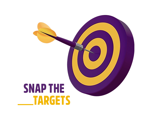 Zielscheibe mit Pfeil, Erfolg und Präzision, Marketingstrategie.