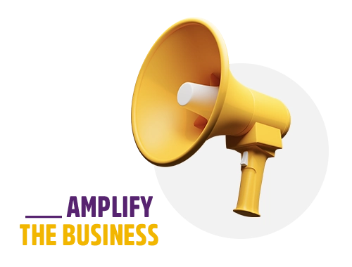 Gelbes Megafon: Verstärken Sie Ihr Geschäft mit kraftvoller Kommunikation.