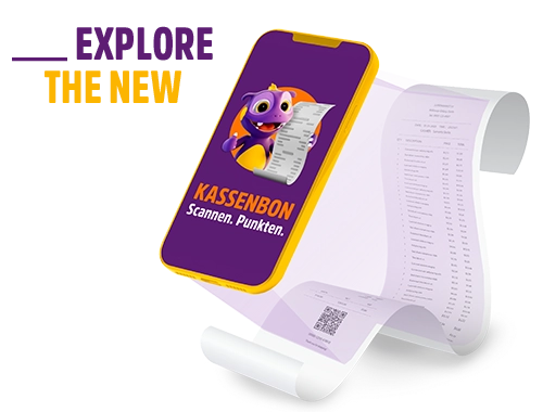 Innovative Kassenbon-App: Scannen, Punkte sammeln und sparen!